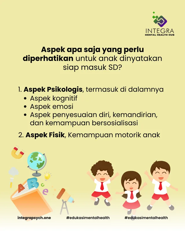 Anak Saya Sudah Siap Masuk SD atau Belum?