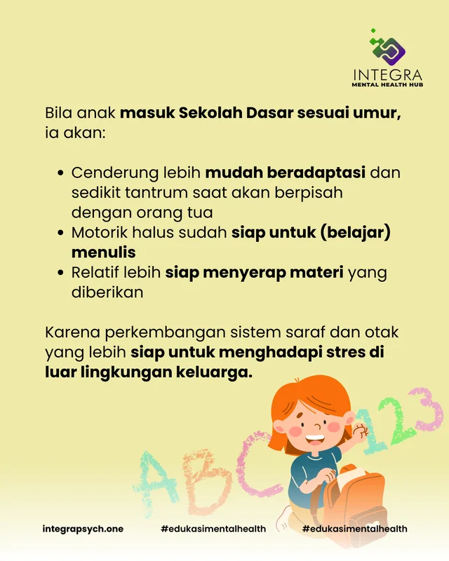Anak Saya Sudah Siap Masuk SD atau Belum?