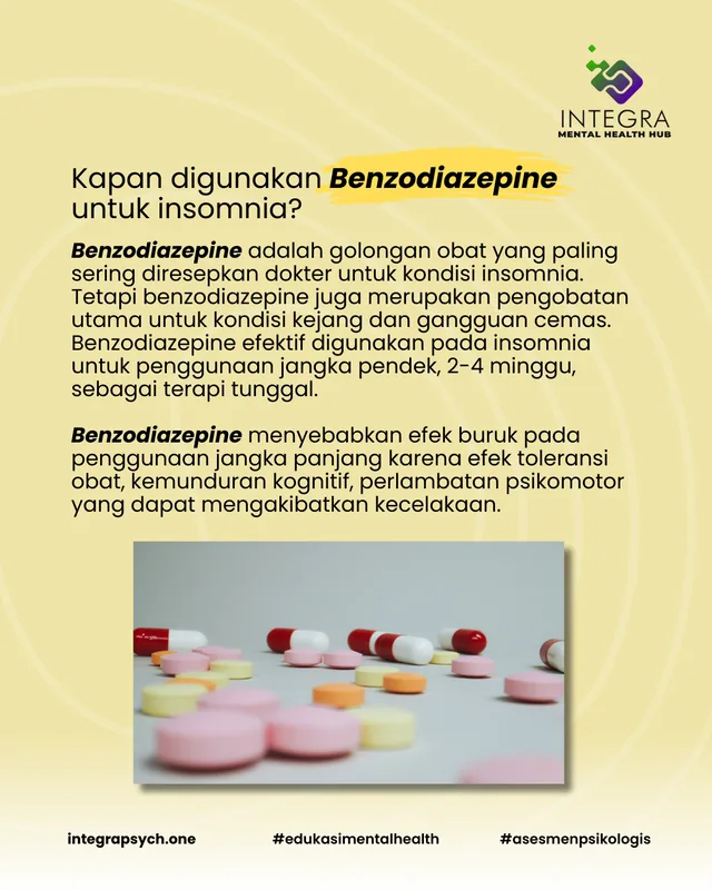 Benzodiazepine - Obat Insomnia yang Bikin Ketergantungan?