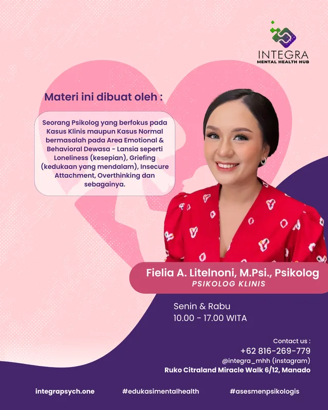 Fielia A. Litlenoni, M.Psi., Psikolog : Depresi Pasca Melahirkan.