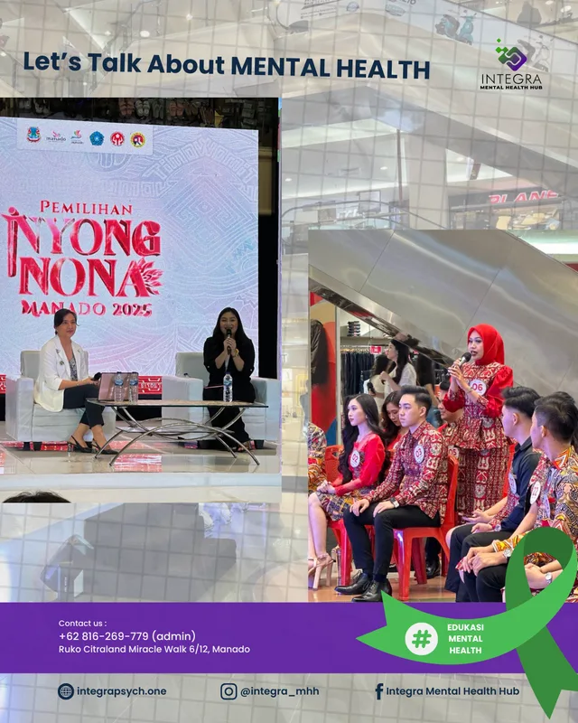 Honored to supported Nyong-Nona Manado 2025 with mental health education.