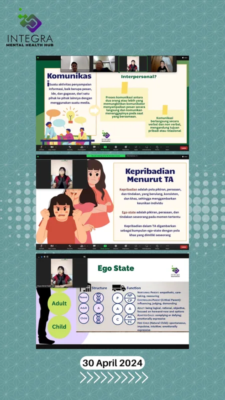 "Im OK you're OK".  Online Class Applied Transactional Analysis (30 April  2024)