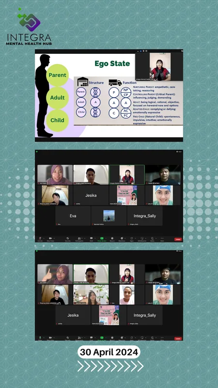 "Im OK you're OK".  Online Class Applied Transactional Analysis (30 April  2024)