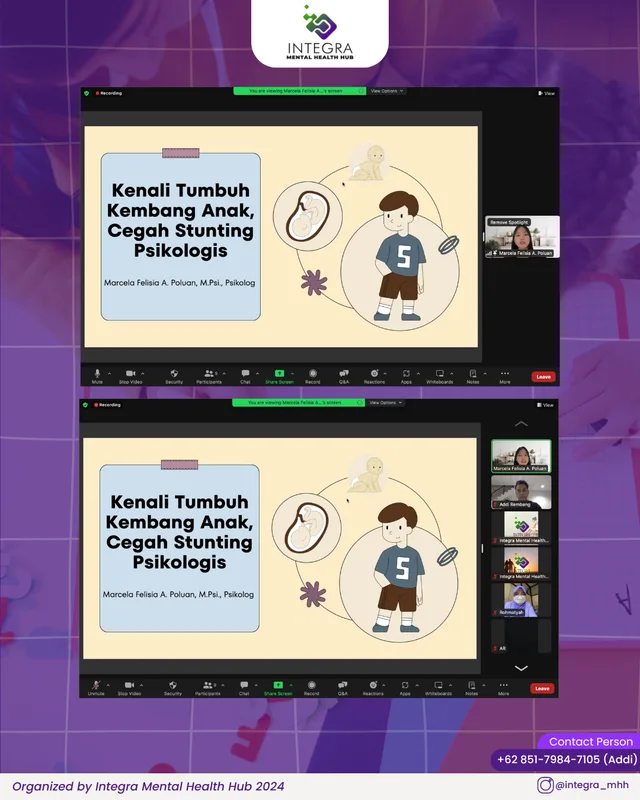 Integra Parenting Series: Mengenal Tumbuh Kembang Anak, Cegah Stunting Psikologis.
