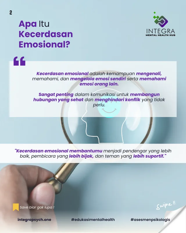 Kecerdasan emosional (EQ) adalah kunci utama dalam komunikasi efektif. Dengan kemampuan untuk mengenali, memahami, dan mengelola emosi—baik diri sendiri maupun orang lain—kita dapat: