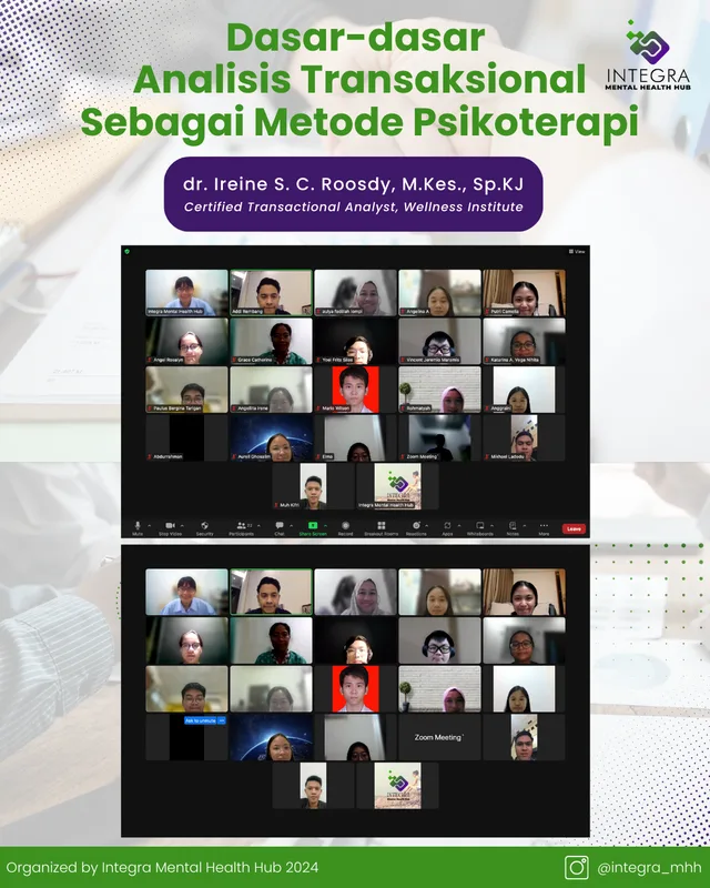Live Webinar: Dasar-Dasar Analisis Transaksional Sebagai Metode Psikoterapi