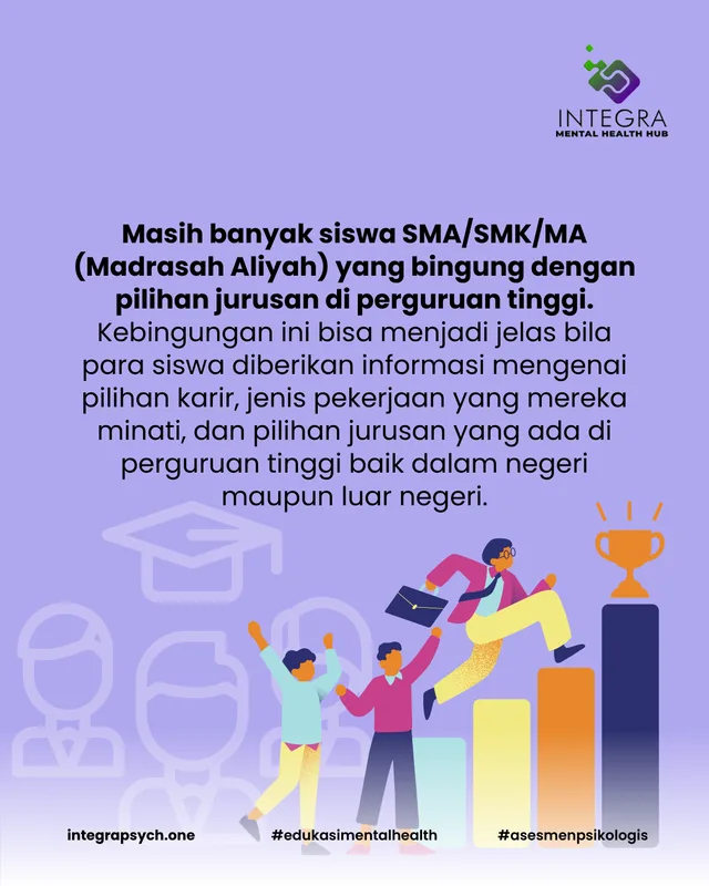 Masih bingung memilih jurusan? Yuk, temukan jawabannya! Mulailah dengan memahami pilihan karir dan jurusan yang sesuai dengan minat dan bakatmu.