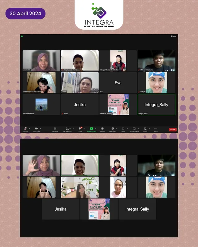 Online class “Im OK you’re OK” Komunikasi Transaksional, 30 April 2024