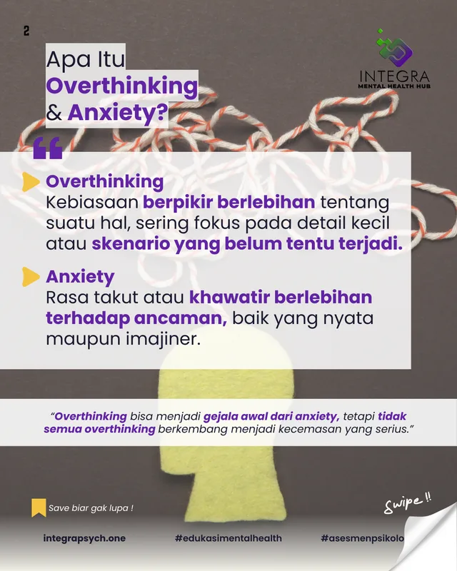 Overthinking vs. Anxiety: Apa Bedanya?