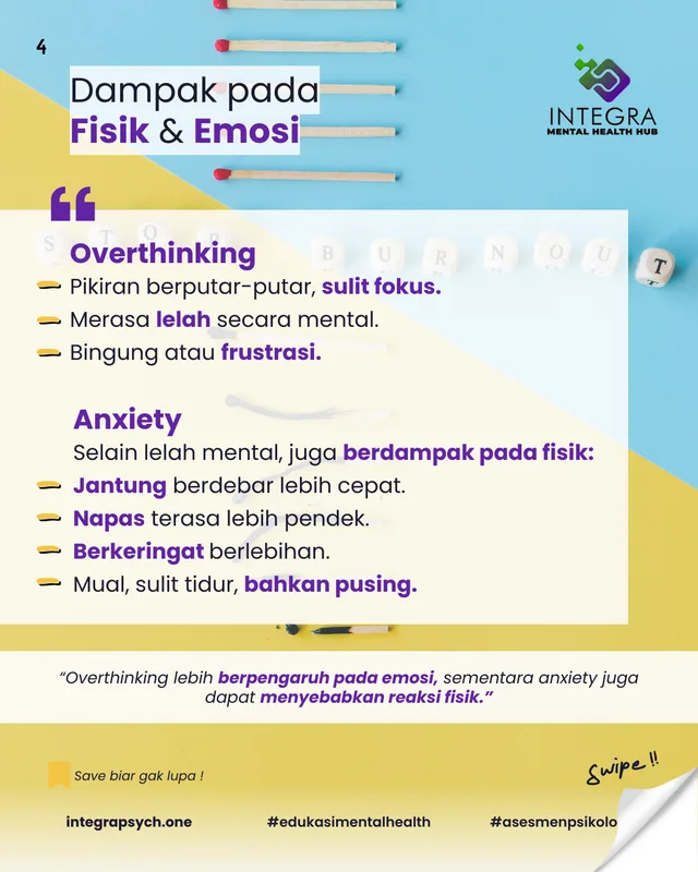 Overthinking vs. Anxiety: Apa Bedanya?