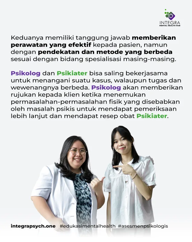 Pahami perbedaan Psikiater & Psikolog