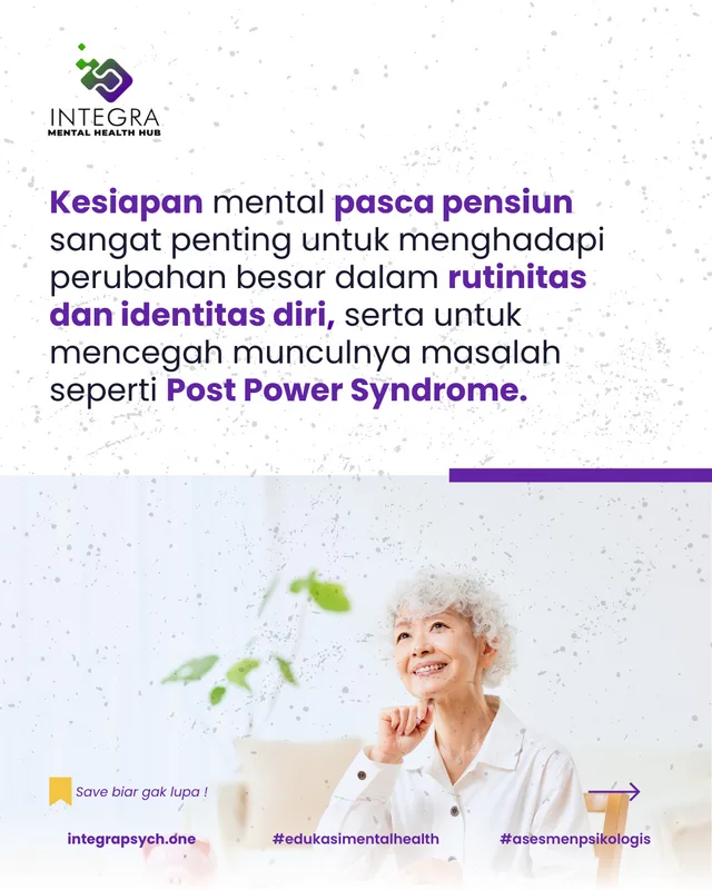 Pensiun bukan akhir, tapi babak baru yang butuh persiapan mental.