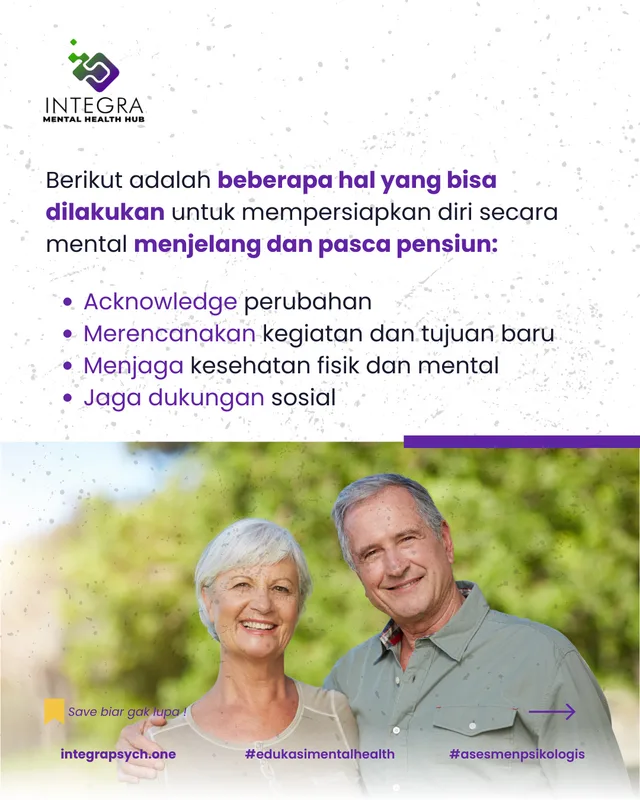 Pensiun bukan akhir, tapi babak baru yang butuh persiapan mental.