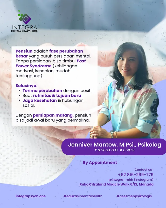 Pensiun bukan akhir, tapi babak baru yang butuh persiapan mental.