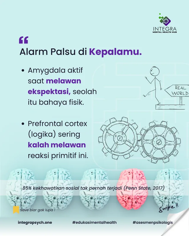 Pernah ngerasa : Kalau aku memilih diri sendiri, aku egois ? itu alarm palsu dari otak kita!