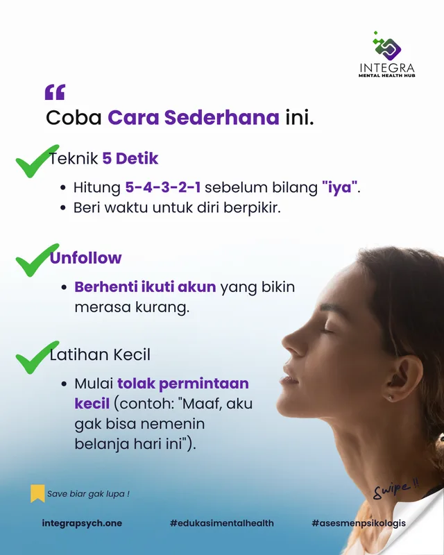 Pernah ngerasa : Kalau aku memilih diri sendiri, aku egois ? itu alarm palsu dari otak kita!