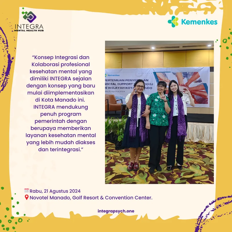Pertemuan Penyediaan Social Support Bagi ODGJ di Wilayah Kota Manado.