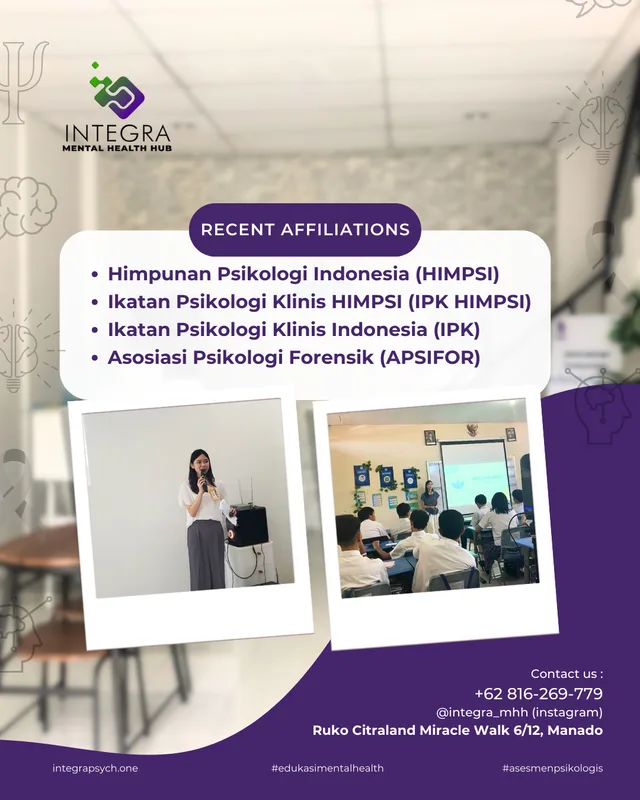 Profesional Profil : Marcela FA Poluan, M.Psi., Psikolog (Psikolog Klinis)