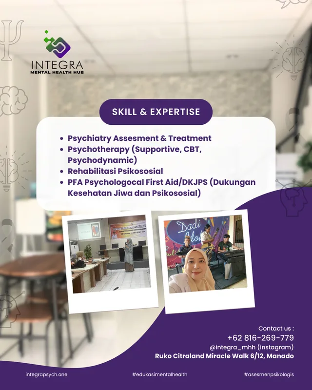 Professional Profile : dr. Mayamariska Sanusi, Sp. KJ