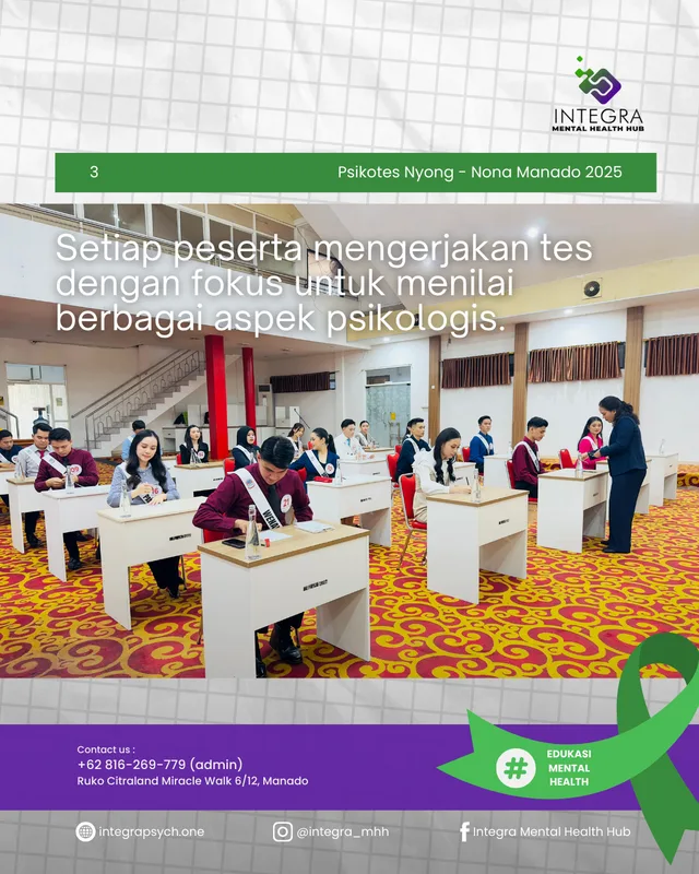 Psikotes Nyong-Nona Manado 2025 by Integra Mental Health Hub