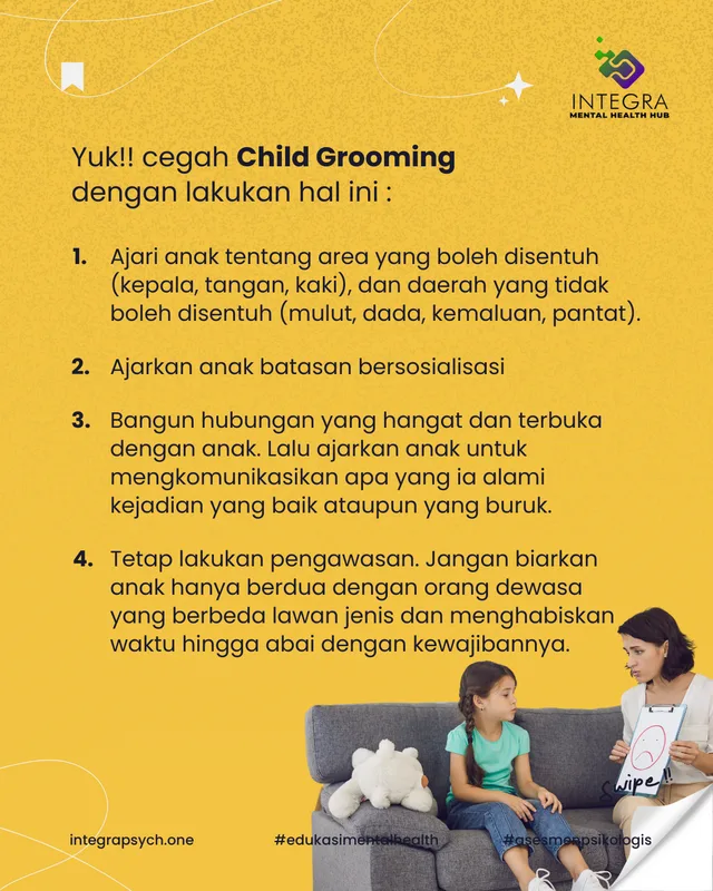 Sayang tulus atau pura-pura? Waspada Child Grooming