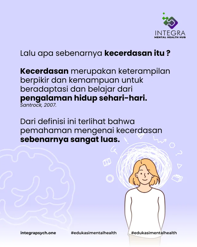 Yuk! Pahami Kecerdasan dengan Tepat.
